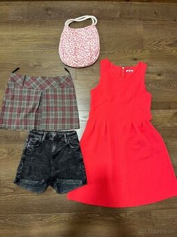 Balíček sukňa, kraťasy a šaty + kabelka grátis