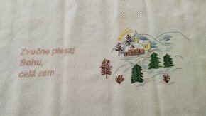 Ručne vyšívaná dečka - 2 - 1