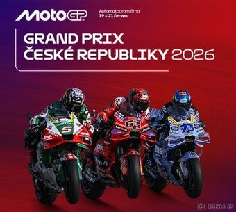 MOTOGP BRNO 2026 2 vstupenky -