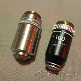 Nikon 40x 100x objektívy na mikroskop
