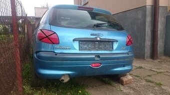 Zadne plato Peugeot 206