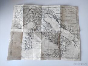 Stará mapa Talianka z čias Ríma - 1