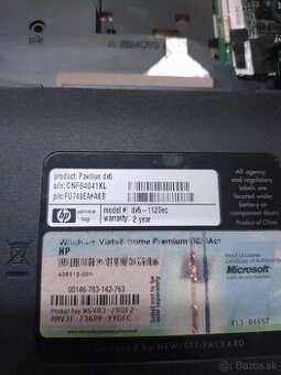 HP pavilion dv5 na diely