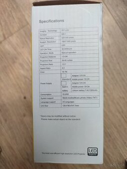 LED projektor nový na usb