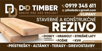 Stavebné a konštrukčné a stolarske rezivo