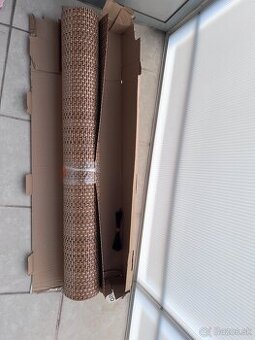 Ratanova zastena na balkon farba slama