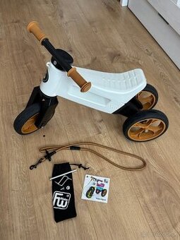 Odrazadlo Funny Wheels super sport 2v1 - bielo/hnedé