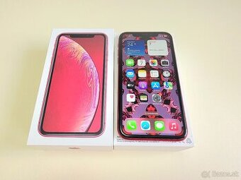 APPLE iPhone XR 64GB,RED,TOP STAV ,ZDRAVIE BATERKY 100%