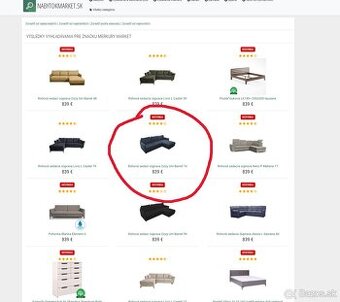 Predám novú sedaciu súpravu
