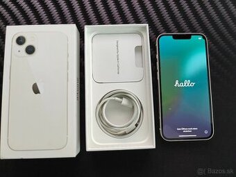 Predám Apple iPhone 13 256GB/biely+príslušenstvo