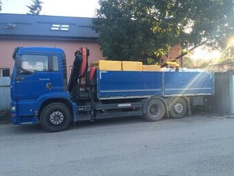 Autodoprava s hydraulickou rukou a čelom Žilina