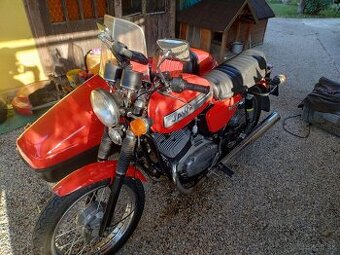 Jawa 350 634 velorex 562 sajdka