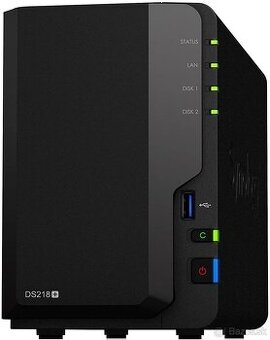 Predám NAS Synology DS218+, 10GB RAM, + 2xHDD WD RED 4TB