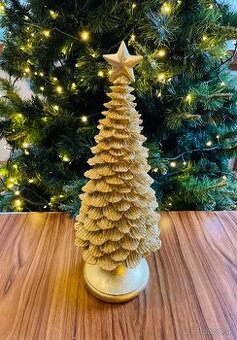 luxusna dekoracia - zlaty stromcek 43cm