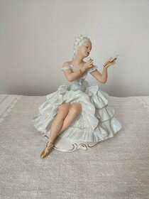 Schaubach baletka porcelánová soška žena