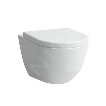 Laufen Pro - Závesné WC, 530 mm x 360 mm, s LCC, biela