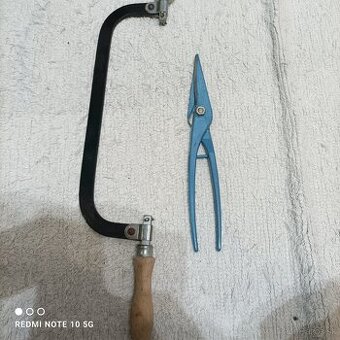 Nožnice na plech a pilka Čssr