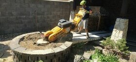 Frézovanie pňov, odstránenie pňov po výrube, arboristika