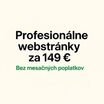 2dni.sk - Profesionálna webstránka za 149 €. Jednorázovo.