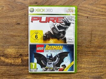 Hry na Xbox 360 - LEGO Batman The Videogame + Pure
