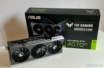 Predám Asus TUF Gaming OC RTX 4070 Ti 12GB GDDR6X - 600€