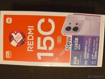 Predám Xiaomi Redmi 15C 8GB/128GB