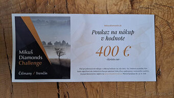 Mikuš Diamonds - poukaz na nákup v hodnote 400€