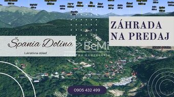 Záhrada s chatkou, 2202 m2, Špania Dolina - 1