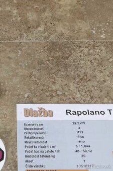 Dlazba do exterieru, Rapolano trastevere 29,5 X 59 - 1