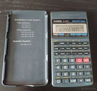 Predám vedeckú kalkulačku Casio fx-500A kalkulačka