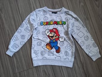 Mikina SUPERMARIO-super stav-veľkosť 122