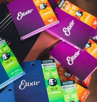 Predám kópiu Elixír struny na gitaru