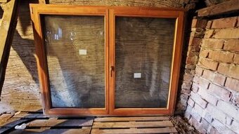 Nové drevené dvojkrídlové okno 200x154