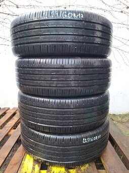 Predám jazdené letné pneu 225/60 R17 99H zn. Continental