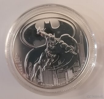 Strieborné investičné mince DC comiks