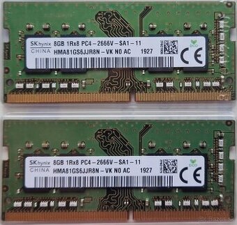 2x8GB DDR4 SODIMM RAM
