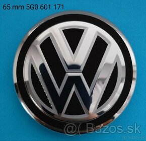 Volkswagen 65 mm stredové krytky 5G0 601 171