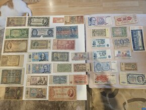 Rôzne staré bankovky