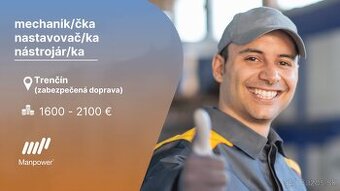 Mechanik/nastavovač/nástrojár