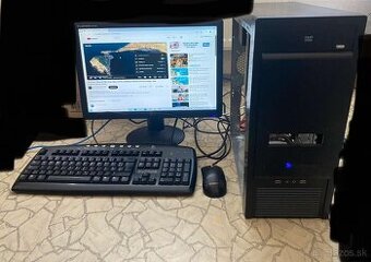 Predám stoloví pc bez ram amd 2 jadro z 500gb hdd bez os