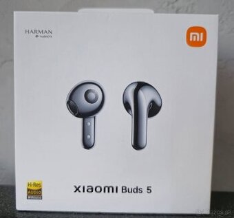 Xiaomi Buds 5 Graphite Black v záruke + doklad o kúpe