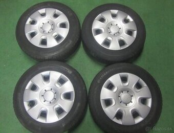 R14 letná sada ŠKODA FABIA rozteč 5x100 165/70R14 CONTINENTA