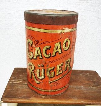 Plechová dóza Cacao Ruger
