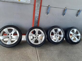 4x108 R17 originál Peugeot elektróny 205/50 R17 XL