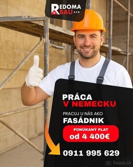 Práca fasádnik Nemecko 🇩🇪