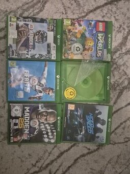 Predám hry na XBOX one