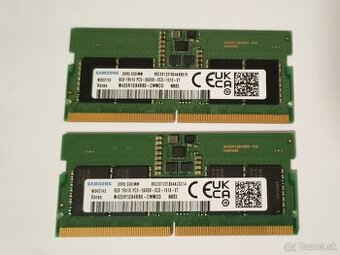 Predám 2ks 8GB SO-DIMM DDR5 5600MHz