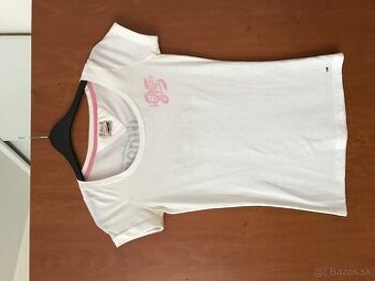 TOMMY HILFIGER white damske tricko S/M