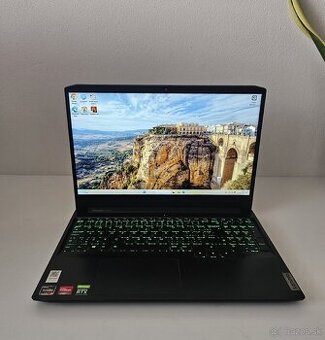 Herný notebook Lenovo Ryzen 5 RTX 3050 RAM 16 GB