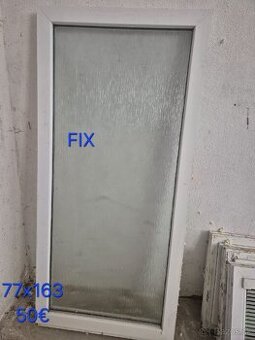 Plastové okno FIX 77x163